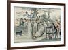 Jumping in Sacks-Isaac Robert Cruikshank-Framed Giclee Print