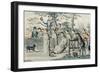 Jumping in Sacks-Isaac Robert Cruikshank-Framed Giclee Print