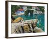 Jumping into the Sea, Plates , Skiathos, 2015-Andrew Macara-Framed Giclee Print