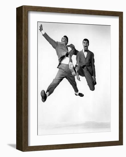 Jumping Jacks, Dean Martin, Jerry Lewis, 1952, Jumping-null-Framed Photo