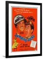 Jumping Jacks, Dean Martin, Jerry Lewis, Mona Freeman, 1952-null-Framed Art Print