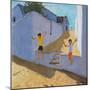 Jumping Off a Wall, Mykonos, 2015-Andrew Macara-Mounted Giclee Print
