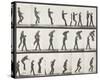 Jumping Over-Eadweard Muybridge-Stretched Canvas