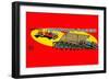 Jumping Racer-null-Framed Art Print