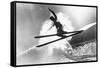 Jumping Skier 1930S-null-Framed Stretched Canvas