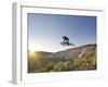 Jumping the Clay Cliffs, Polson, Montana, USA-Chuck Haney-Framed Photographic Print