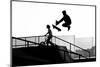 Jumping the Ramp with Skateboard-Will Rodrigues-Mounted Photographic Print