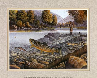 Jumping Trout' Poster