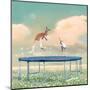 Jumping With Kangaroo-Nancy Tillman-Mounted Art Print