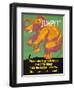 Jumpy Elephant Incentive Poster-Mather-Framed Art Print