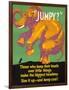 Jumpy Elephant Incentive Poster-Mather-Framed Art Print