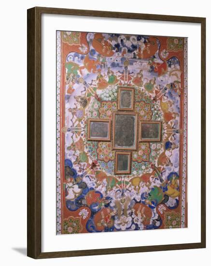 Juna Mahal, One of the Finest Examples of a Painted Palace, Dungarpur, Rajasthan State, India-John Henry Claude Wilson-Framed Photographic Print