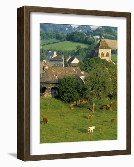 Junac, Montsalvy, Auvergne, France-Peter Adams-Framed Photographic Print