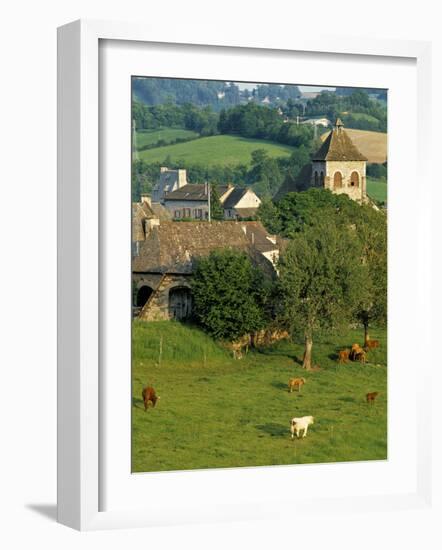 Junac, Montsalvy, Auvergne, France-Peter Adams-Framed Photographic Print