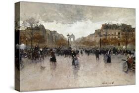 Junction near the Champs Elysee-Luigi Loir-Stretched Canvas