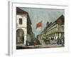 Junction of Harbour Street and King Street, Kingston, Jamaica, C1835-null-Framed Giclee Print