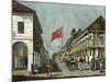 Junction of Harbour Street and King Street, Kingston, Jamaica, C1835-null-Mounted Giclee Print