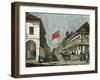 Junction of Harbour Street and King Street, Kingston, Jamaica, C1835-null-Framed Giclee Print