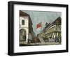 Junction of Harbour Street and King Street, Kingston, Jamaica, C1835-null-Framed Giclee Print