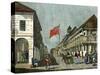 Junction of Harbour Street and King Street, Kingston, Jamaica, C1835-null-Stretched Canvas