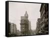 Junction of Main and Delaware Sts., Kansas City, Mo.-null-Framed Stretched Canvas