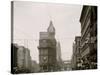 Junction of Main and Delaware Sts., Kansas City, Mo.-null-Stretched Canvas