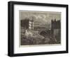 Junction of the St John's Wood and Metropolitan Railways at Baker-Street-null-Framed Giclee Print