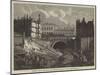 Junction of the St John's Wood and Metropolitan Railways at Baker-Street-null-Mounted Giclee Print