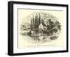 Junction of the Thames, the Coln, and the Canal-null-Framed Giclee Print