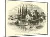 Junction of the Thames, the Coln, and the Canal-null-Mounted Giclee Print