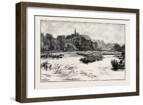 Junction of the Trent and the Dove, UK-null-Framed Giclee Print