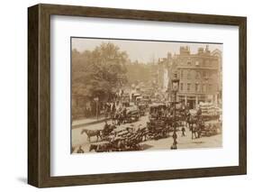 Junction of Tower Hill, Mansell Street and Tower Bridge, London, 11 June 1914-null-Framed Photographic Print