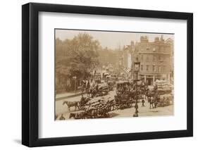 Junction of Tower Hill, Mansell Street and Tower Bridge, London, 11 June 1914-null-Framed Photographic Print