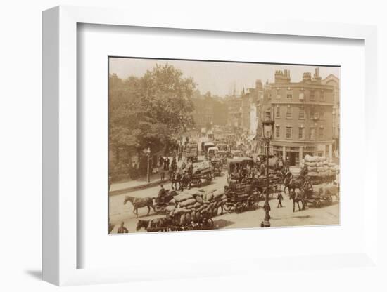 Junction of Tower Hill, Mansell Street and Tower Bridge, London, 11 June 1914-null-Framed Photographic Print