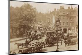 Junction of Tower Hill, Mansell Street and Tower Bridge, London, 11 June 1914-null-Mounted Photographic Print