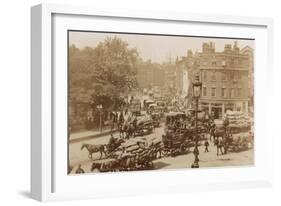 Junction of Tower Hill, Mansell Street and Tower Bridge, London, 11 June 1914-null-Framed Photographic Print