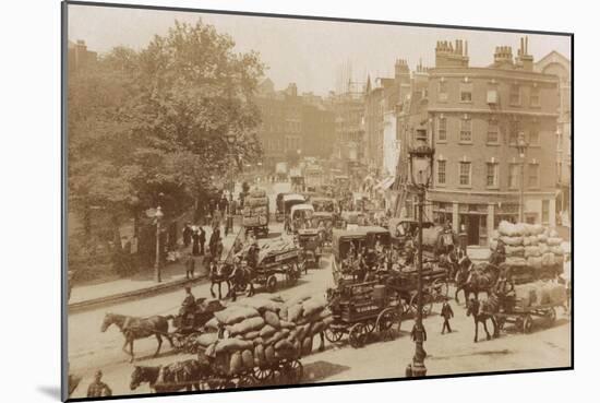 Junction of Tower Hill, Mansell Street and Tower Bridge, London, 11 June 1914-null-Mounted Photographic Print