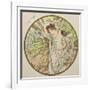 June, 1899 (Detail)-Alphonse Mucha-Framed Giclee Print