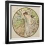 June, 1899 (Detail)-Alphonse Mucha-Framed Giclee Print