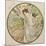 June, 1899 (Detail)-Alphonse Mucha-Mounted Giclee Print