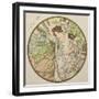 June, 1899 (Detail)-Alphonse Mucha-Framed Giclee Print