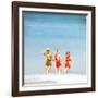 June 1956: Girls in Braided Wigs Modeling Beach Fashions in Cuba-Gordon Parks-Framed Photographic Print