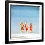 June 1956: Girls in Braided Wigs Modeling Beach Fashions in Cuba-Gordon Parks-Framed Photographic Print