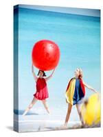 June 1956: Girls Modeling Beach Fashions in Cuba-Gordon Parks-Stretched Canvas