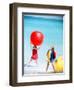 June 1956: Girls Modeling Beach Fashions in Cuba-Gordon Parks-Framed Premium Photographic Print