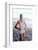 June 1956: Woman Modeling Beach Fashions in Cuba-Gordon Parks-Framed Photographic Print