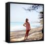 June 1956: Woman Modeling Beach Fashions in Cuba-Gordon Parks-Framed Stretched Canvas