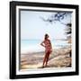 June 1956: Woman Modeling Beach Fashions in Cuba-Gordon Parks-Framed Photographic Print