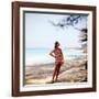 June 1956: Woman Modeling Beach Fashions in Cuba-Gordon Parks-Framed Photographic Print