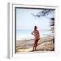 June 1956: Woman Modeling Beach Fashions in Cuba-Gordon Parks-Framed Photographic Print